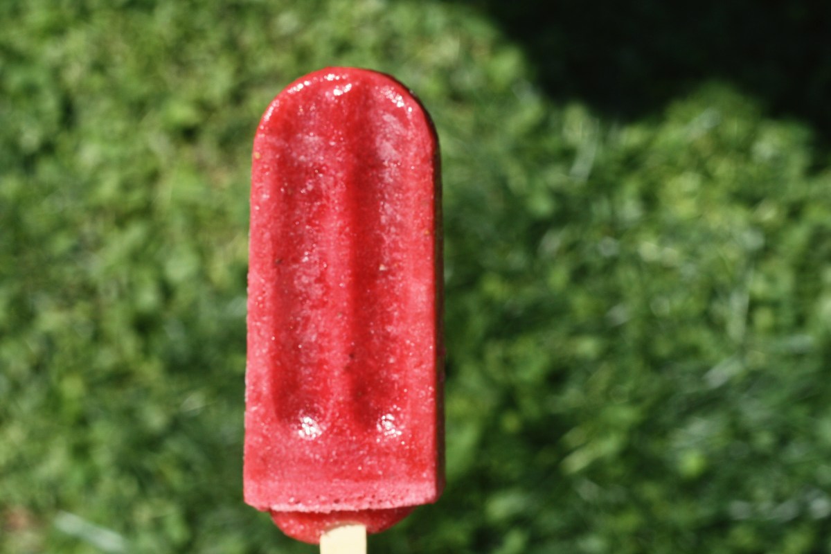 strawberry popsicle