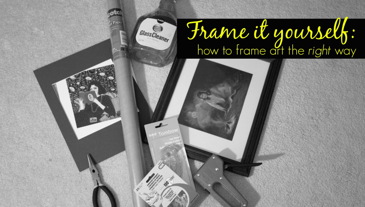 custom picture framing tutorial diy